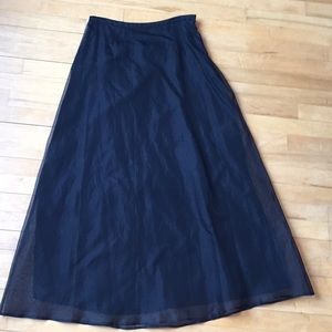 Long Flowy Black Skirt Size 8